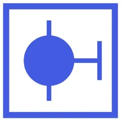 Symbol Schlauchanschlussventil